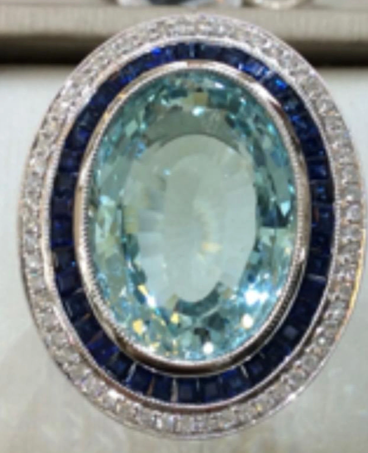 Aquamarine Dress Ring by Germani