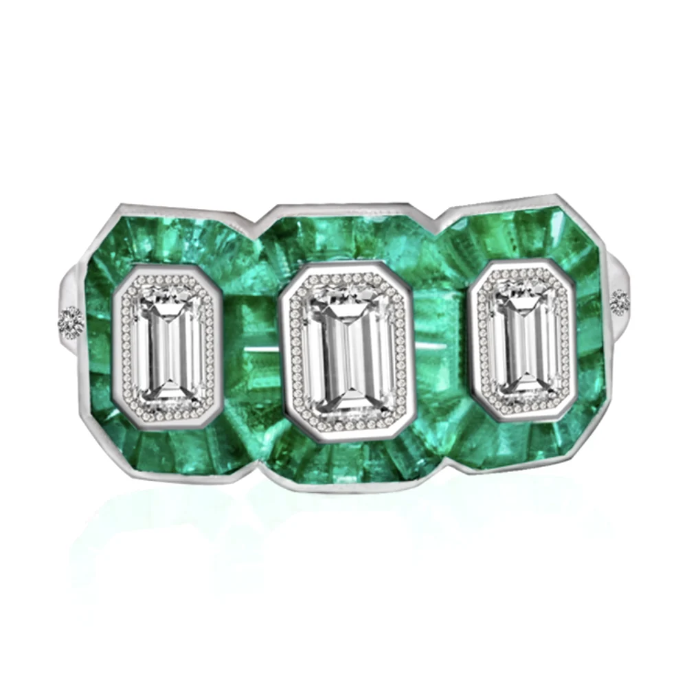 Art Deco Emerald Trilogy by Germani