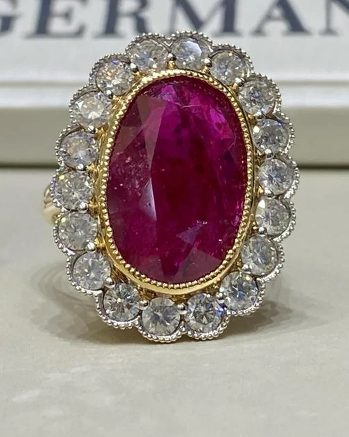 Rare Quality Natural Burmese Ruby by Germani