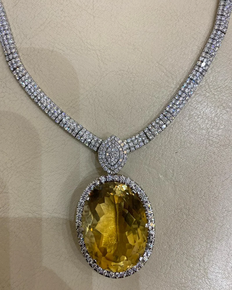 Citrine Necklace by Germani