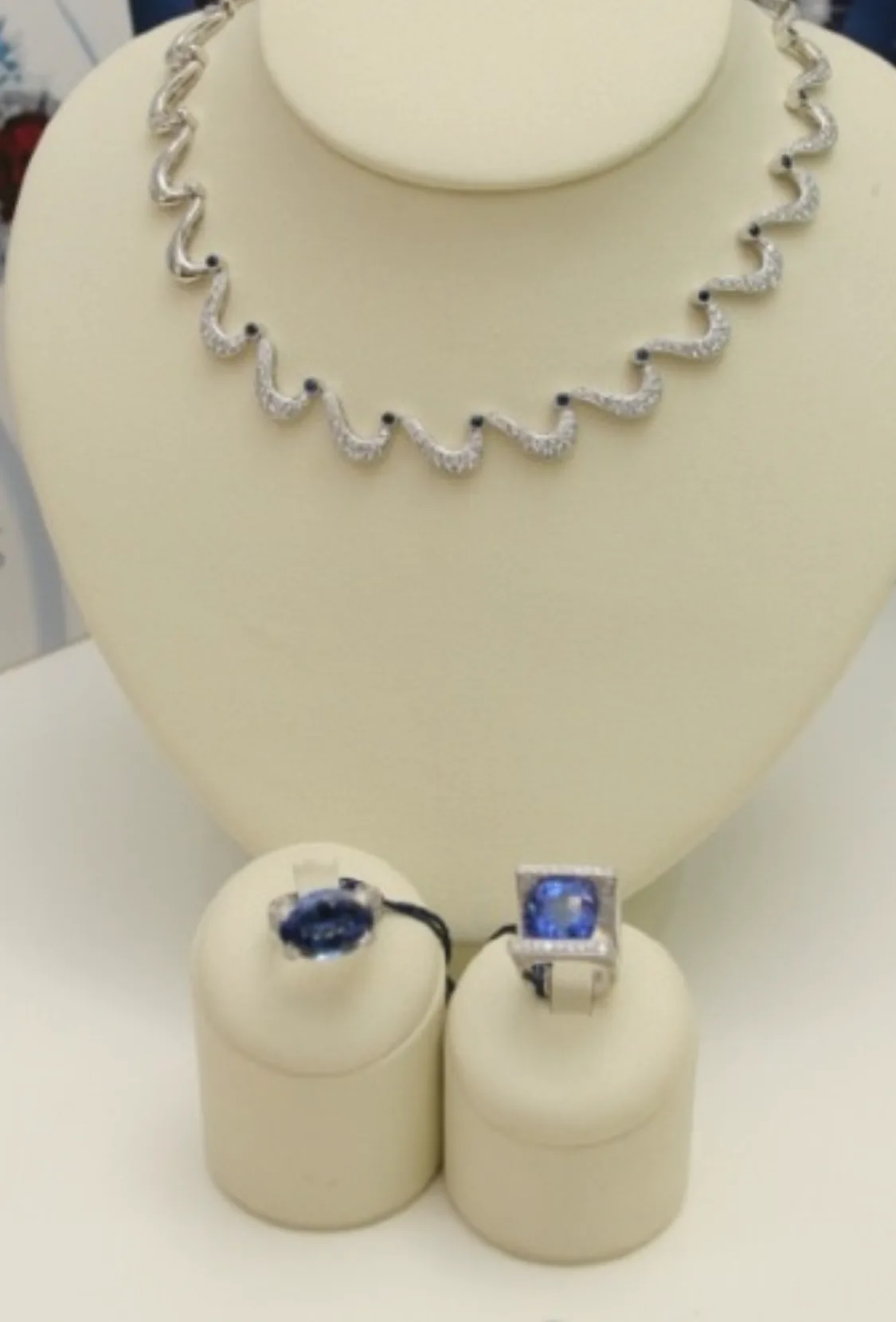 Diamond Wave Necklace by Germani