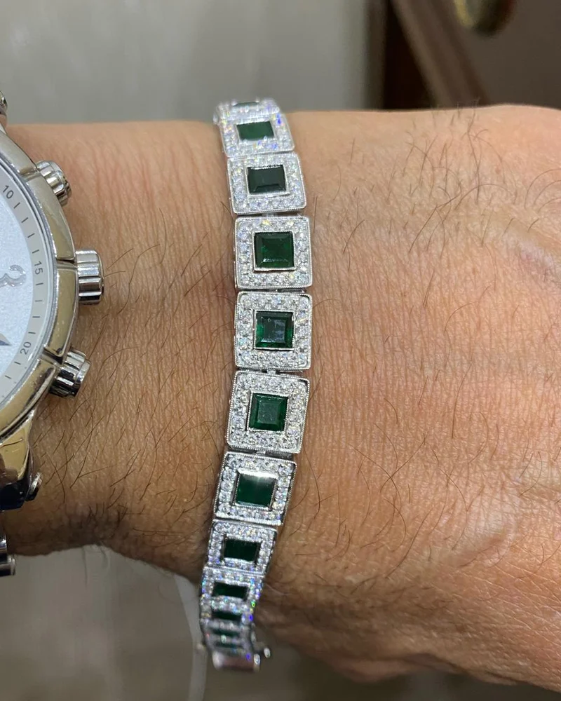 Emerald Line Bracelet by Germani