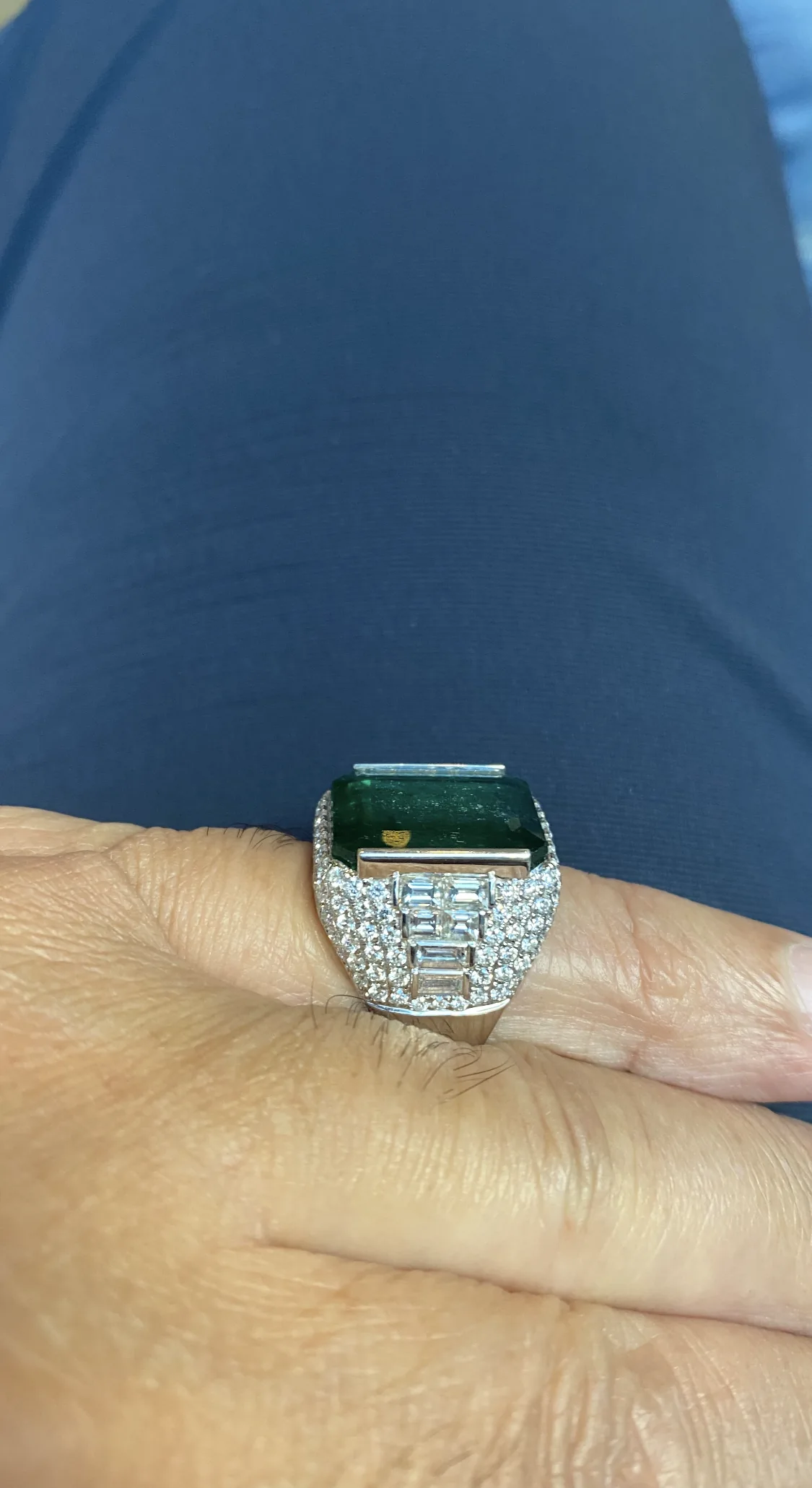 Emerald Gentleman’s Ring by Germani