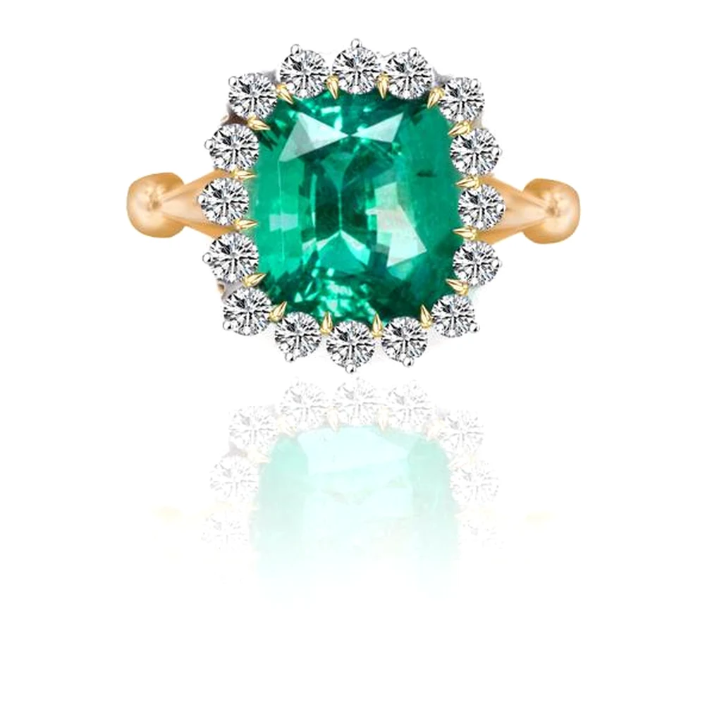 Rare Gem Quality Emerald Ring by Germani