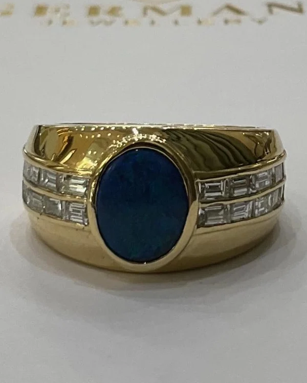 Gents Opal Ring by Germani