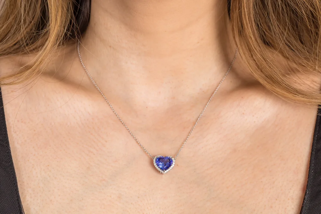 Heart Sapphire Pendant by Germani