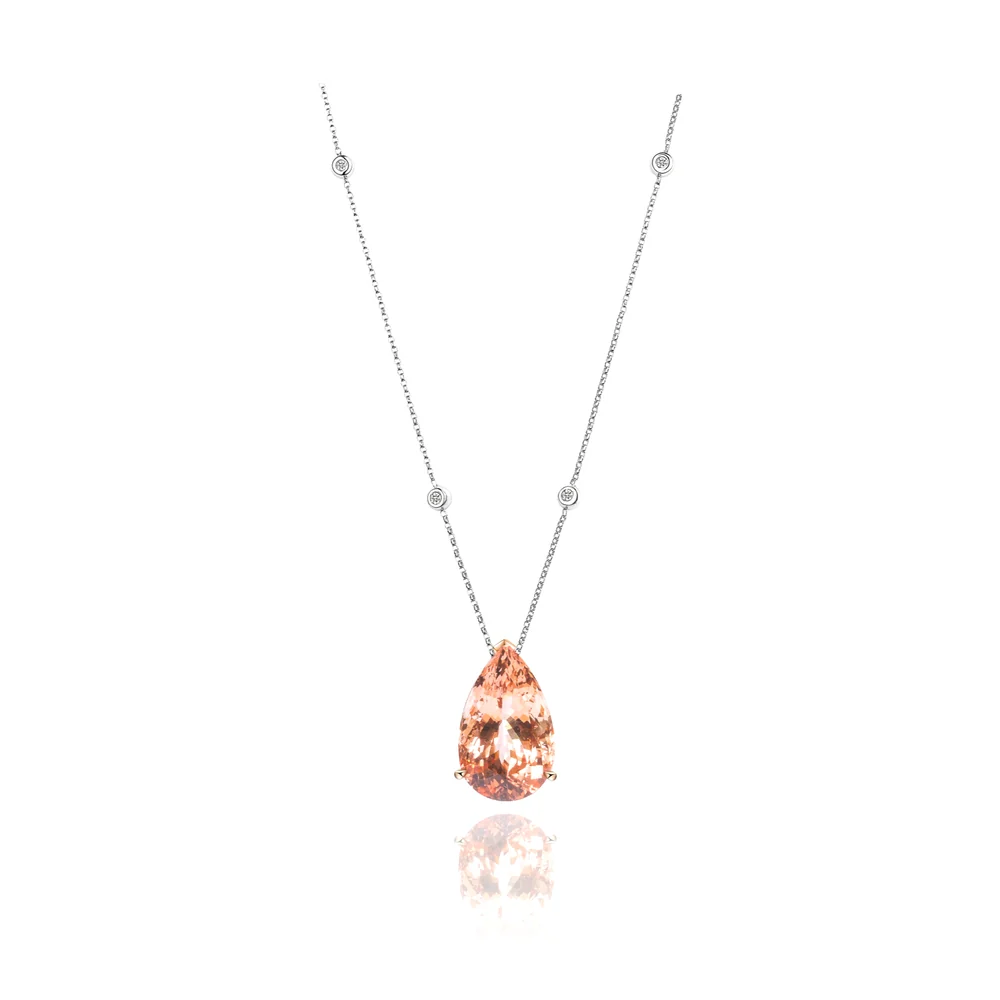 Morganite Pendant by Germani