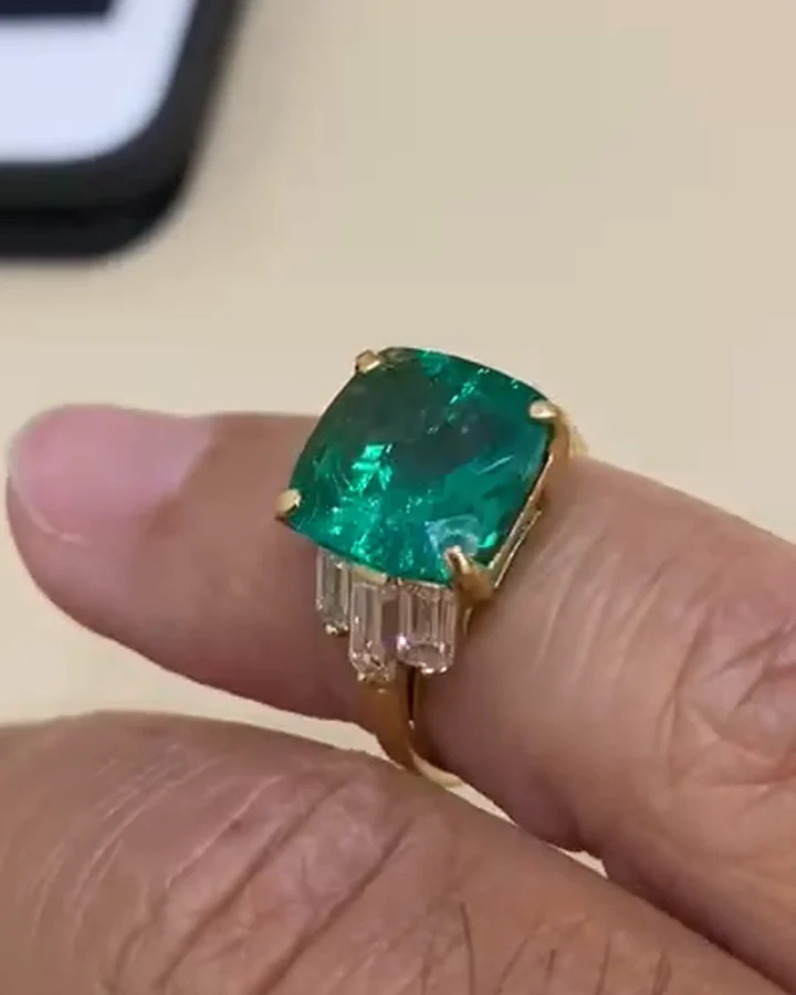 Rare Quality Emerald Ring by Germani