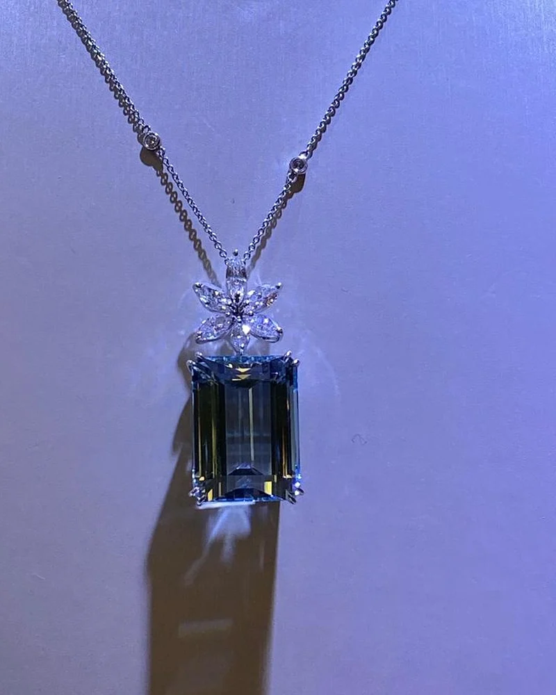 Santa Maria Aquamarine Pendant by Germani