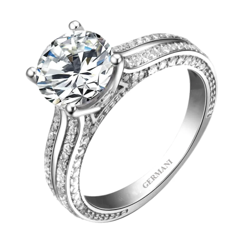 Diamond Engagement Ring with GIA Certificate by Germani